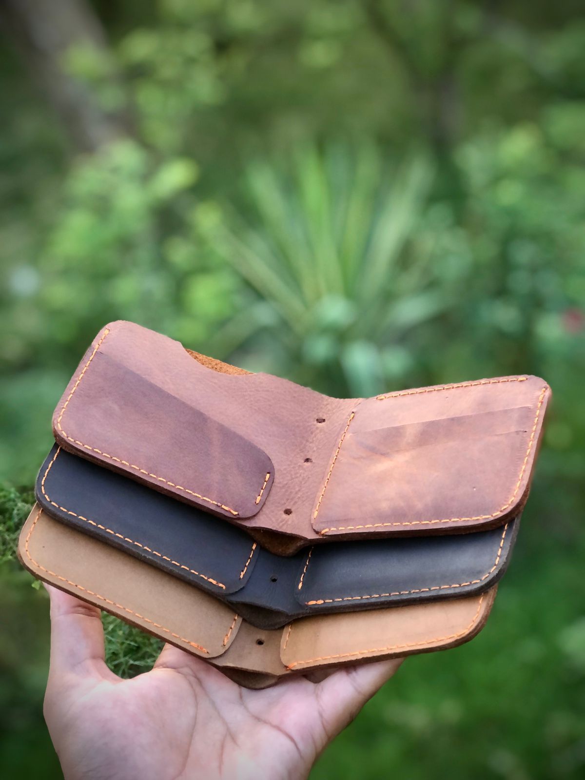 Leather wallets