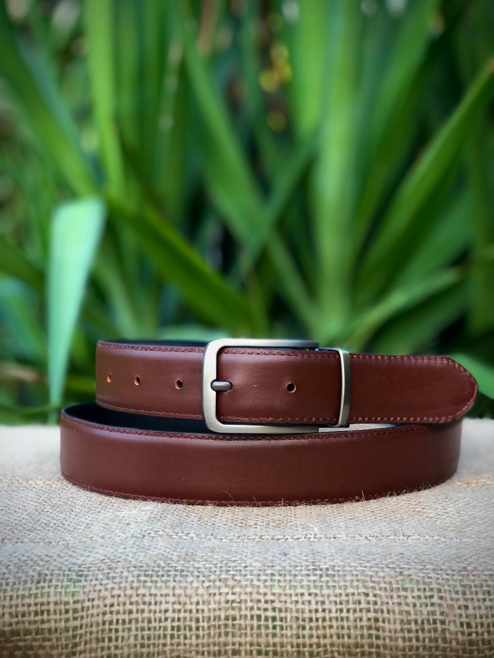 Doubles ided Leather Belt