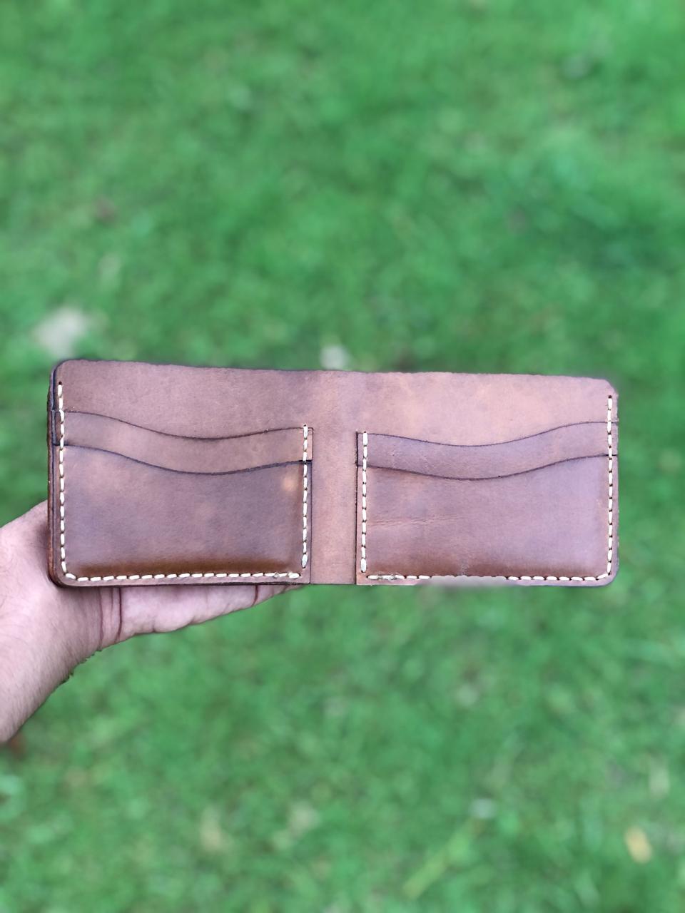 Hand Made Leather wallet1